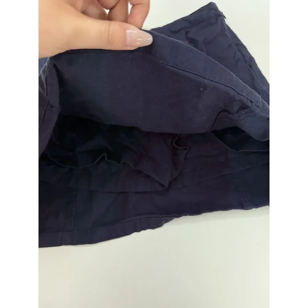 Old Navy Childrens Girls Skort Size 16 Navy Blue School Uniform